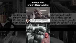 Markus Rühl erklärt Bizepstraining [upl. by Stephanie821]