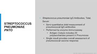 Testing For Streptococcus Pneumoniae Antibodies [upl. by Cosimo]