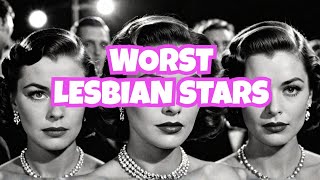 The Worst LESBIAN Stars of Hollywoods Golden Age [upl. by Giselbert237]