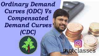 Ordinary Demand Curves ODC Vs Compensated Demand Curves CDC in Hindi [upl. by Ias58]