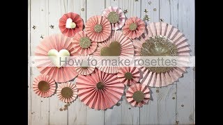 How to make Rosettes  Rosette Tutorial [upl. by Frum]