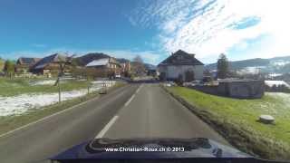 Switzerland 254 Camera on board From Worb to Wiggen GoPro Hero3 UHD4K to 1080p25 [upl. by Eilrac]