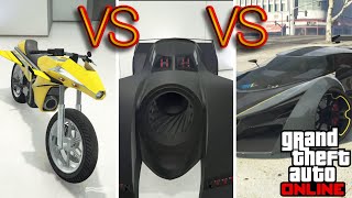 Oppressor MK1 VS Vigilante VS X80 Proto in GTA Online [upl. by Ong]