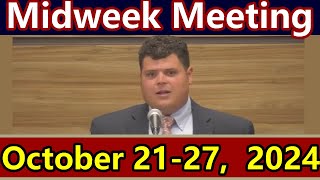 Jw midweek meeting Aug 1218 2024 [upl. by Mindy]