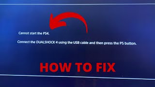 Cannot Start the PS4  Safe Mode Loop  How to Fix [upl. by Virgilio]