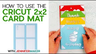 Cricut Card Mat for Explore and Maker  Cricut Insert Cards [upl. by Yzus]