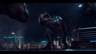 All Indominus Rex scenes in Jurassic world [upl. by Drareg]