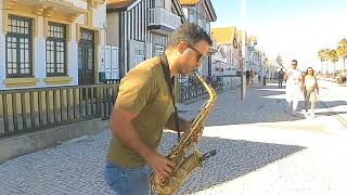 Jubel  Klingande 🎷🎵 Tiago Taborda Live Sax Cover  Street Performance [upl. by Joktan909]