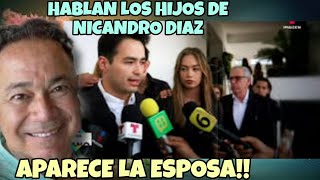 Hablan los Hijos de Nicandro Diaz y aparece su Esposa  Que pasará con su Cuerpo [upl. by Acissehc475]