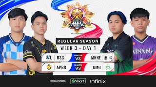 🔴LIVE  MPL PH S13  ENGLISHWeek3 Day 1 [upl. by Ready993]