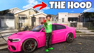 I spent 24 hours in the HOOD in GTA 5 RP [upl. by Hickie]