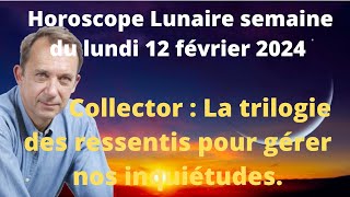 Astrologie horoscope lune semaine du lundi 12 février 2024 [upl. by Annaynek]