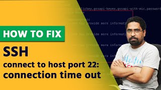 fix ssh  connect to host port 22 connection time out [upl. by Inama]