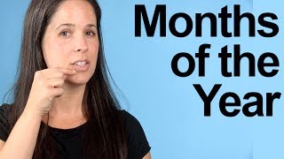 How to Pronounce the Months of the Year American English [upl. by Fokos]