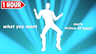 What You Want Emote Fortnite 1 Hour  Prince of Egypt Dance [upl. by Nnaeed]