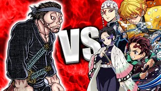 Miyamoto Musashi Vs Demon Slayer Baki Vs Kimetsu no Yaiba [upl. by Nitsuj]