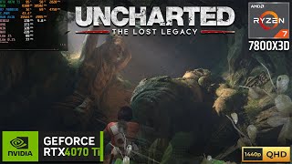 UNCHARTED THE LOST LEGACY  DLSS QUALITY  RTX 4070 Ti [upl. by Nelleeus]