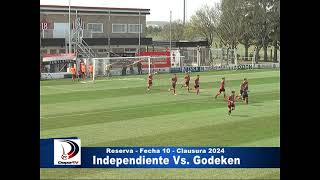 DIV RESERVA INDEPENDIENTE 00 GÖDEKEN  FECHA 10  TORNEO CLAUSURA 2024 LIGA INTERPROVINCIAL [upl. by Rosalind]