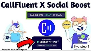 Callfluent twitter verification process Verify x social boost Meher Point [upl. by Hplodur]