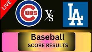 Los Angeles Dodgers vs Chicago Cubs Baseball LiveScore result 2024 [upl. by Quartus]