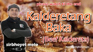 Beef Caldereta Kalderetang Baka [upl. by Elon]