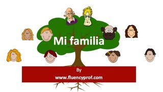 La familia Basic Spanish Lesson [upl. by Donielle282]