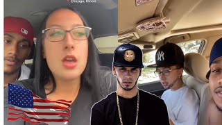 El Dominicano y su gringa  Recopilación de tiktok miketoks [upl. by Milka]