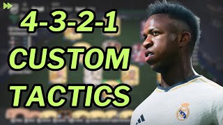 4321 Custom Tactics amp Formation Guide  EA FC24 Ultimate Team [upl. by Redleh]