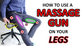 How To Use A Massage Gun On Your Legs For Recovery amp Rehab [upl. by Euphemie]