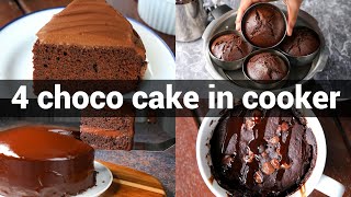 4 cooker cake or no oven cake recipes  chocolate cake recipes in cooker  no oven cakes recipe [upl. by Ja]