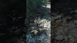 The top of Mills Creek waterfalls Kelowna BC [upl. by Otreblide]