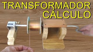 COMO CALCULAR UM TRANSFORMADOR ESPIRAS VOLTAS ENROLAR PRIMÁRIO NO TRANSFORMADOR CALCULO DO CARRETEL [upl. by Nakre]