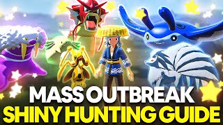 Ultimate Mass Outbreak Shiny Hunting Guide in Pokemon Legends Arceus V10  V101 [upl. by Brandyn798]