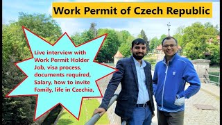 Working visa of Czech republic direct interview with the visa holder working in Czechia [upl. by Kareem]