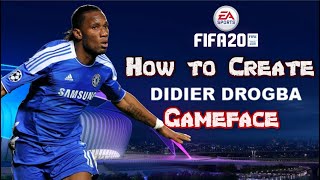 FIFA 20  How to Create Didier Drogba  Pro Clubs [upl. by Picardi158]