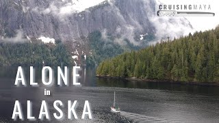 Sailing ALASKA  ALONE in Ketchikan and Misty Fjords National Monument Episode 51 [upl. by Wendelina579]