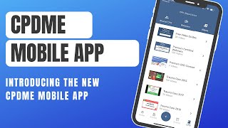 Introducing The New CPDme Mobile App [upl. by Ycinuq]