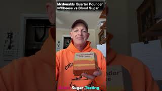 Signos CGM testing McDonalds Deluxe Quarter Pounder wcheese [upl. by Peonir655]