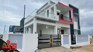 35 லட்சத்தில் இப்படி ஒரு வீடா  4BHK Duplex House Including Interior and Landscaping  Veedu 417 [upl. by Einnaj]