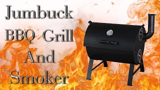 BUNNINGS 49 JUMBUCK BBQ GRILL AND SMOKER REVIEW [upl. by Hsetirp]