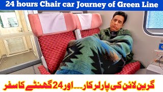 Longest 24 hrs Parlour Car Travel of Green Line Express Train [upl. by Morrie483]