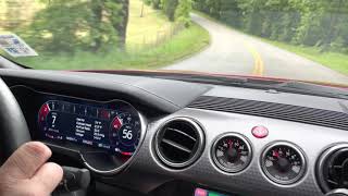 Mustang GT wSteeda Hpipe on Active Exhaust cruising a Mountain Road [upl. by Peedus820]