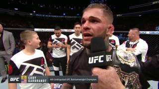 UFC 207 Cody Garbrandt Octagon Interview [upl. by Gahan]