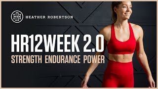 HR12WEEK 20  Heather Robertsons free 12 week workout program [upl. by Latreece]