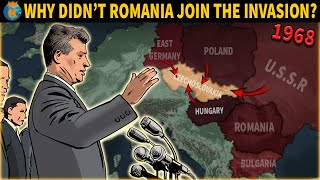 Why didnt Romania join the invasion of Czechoslovakia of 1968 [upl. by Dranrev855]