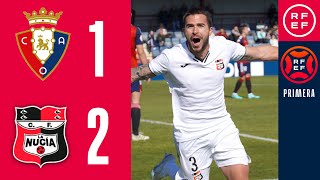 RESUMEN PrimeraFederación  CA Osasuna B 12 CF La Nucía  Grupo 2  Jornada 23 [upl. by Peyter]