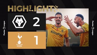 Sarabia and Lemina leave it LATE  Wolves 21 Tottenham Hotspur  Highlights [upl. by Truitt900]