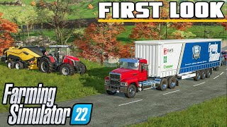 Farming Simulator 22  FIRST LOOK GAMEPLAY [upl. by Moia169]