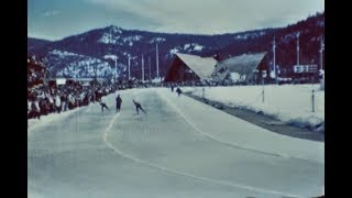 1960 WINTER OLYMPICS SQUAW VALLEY CA during and after 16mm film footage [upl. by Jessa15]