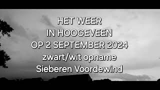 HET WEER IN HOOGEVEEN IN ZWARTWIT [upl. by Cleveland]